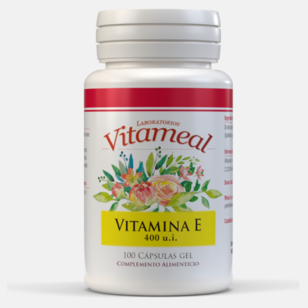 Vitamina E 400UI Natural – 100 cápsulas – Vitameal