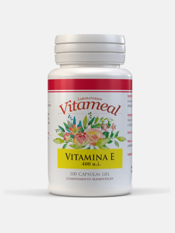 Vitamina E 400UI Natural - 100 cápsulas - Vitameal