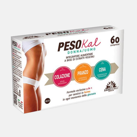PesoKal Donna / Uomo – 60 comprimidos – Erbenobili