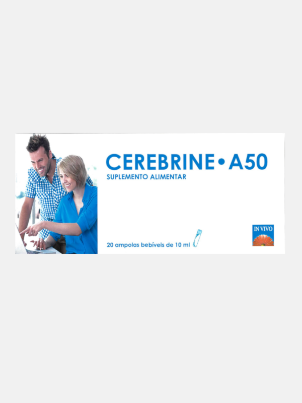 Cerebrine A50 - 20 ampolas - Invivo