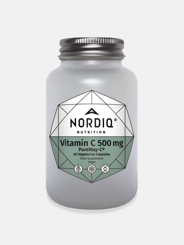 Vitamin C 500 mg PureWay-C - 60 cápsulas - NORDIQ Nutrition