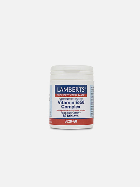 Vitamin B-50 Complex - 60 Comprimidos - Lamberts