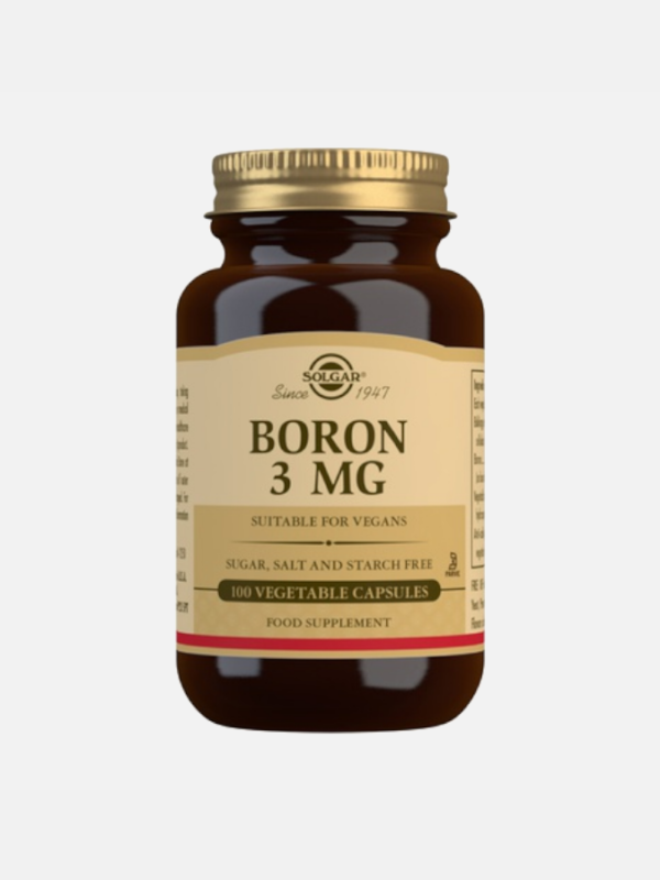 Boron 3 mg - 100 cápsulas - Solgar
