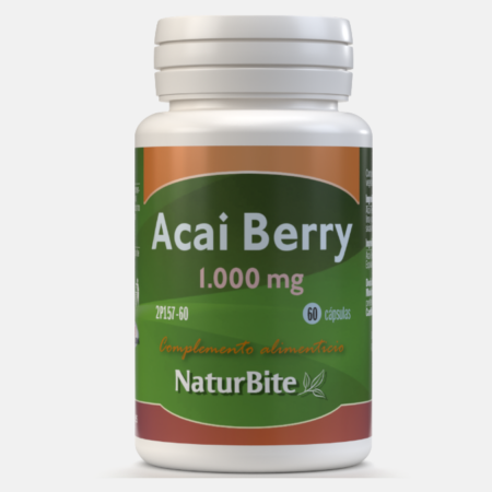 Açai Berry 1000mg – 60 cápsulas – NaturBite