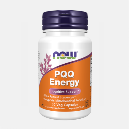 PQQ Energy – 30 veg cápsulas – Now