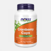 Cranberry Caps - 100 cápsulas - Now