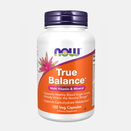 True Balance Multi Vitamin Mineral – 120 cápsulas – Now