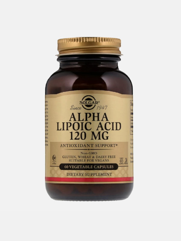 Alpha Lipoic Acid 120mg - 60 cápsulas - Solgar