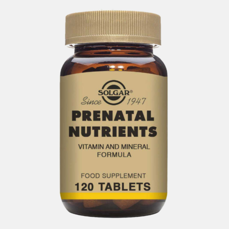 PRENATAL Nutrients – 120 comprimidos – Solgar