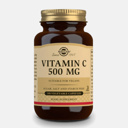 Vitamina C 500mg – 100 cápsulas – Solgar