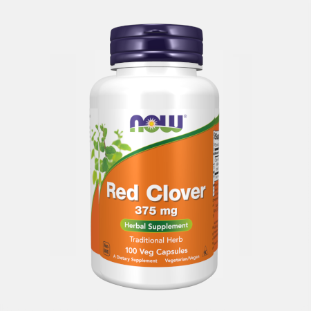 Red Clover 375 mg – 100 cápsulas – Now