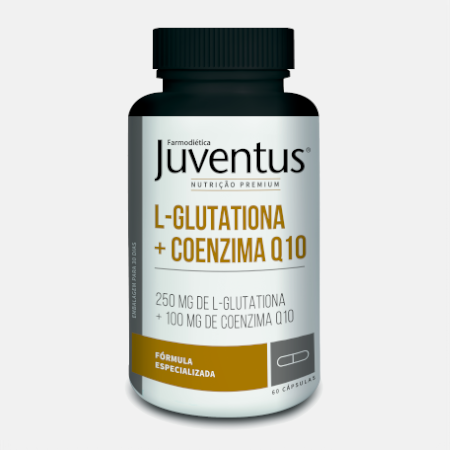 Juventus Premium L-Glutationa + Coenzima Q10 – 60 cápsulas – Farmodiética