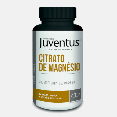 Juventus Premium Citrato de Magnésio – 60 comprimidos – Farmodiética
