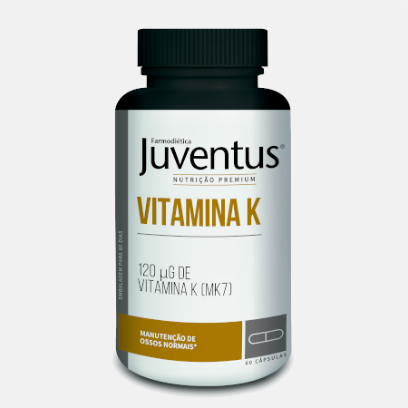 Juventus Premium Vitamina K – 60 cápsulas – Farmodiética