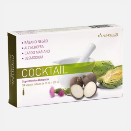 Cocktail – 20 ampolas – Calêndula