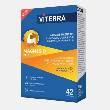 Viterra Magnésio Plus – 42 comprimidos – Perrigo