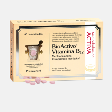 BioActivo Vitamina B12 – 60 comprimidos – Pharma Nord
