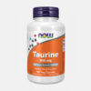 Taurine 500mg - 100 cápsulas - Now