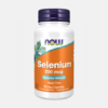 Selenium 200 mcg - 90 cápsulas - Now