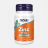 Zinc Gluconate 50mg - 100 comprimidos - Now
