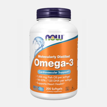 Omega 3 1000mg – 200 Cápsulas – Now