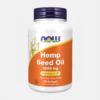 Hemp Seed Oil 1000 mg - 120 cápsulas - Now