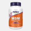 MSM 1000 mg - 120 veg cápsulas - Now