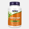 Cordyceps 750 mg - 90 veg cápsulas - Now
