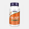 Aloe 10000 Probiotics - 60 cápsulas - Now