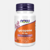 Lycopene 10 mg - 60 cápsulas - Now