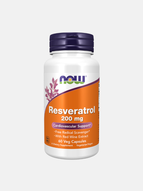 Resveratrol 200 mg - 60 veg cápsulas - Now