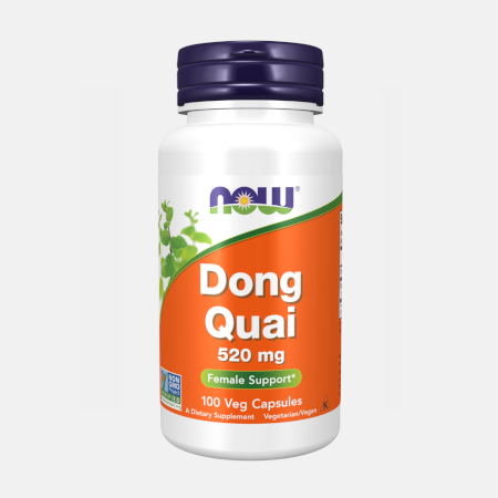 Dong Quai 520mg – 100 veg cápsulas – Now