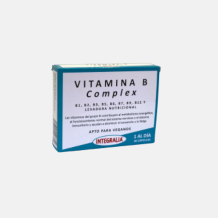 Vitamina B Complex – 30 cápsulas – Integralia