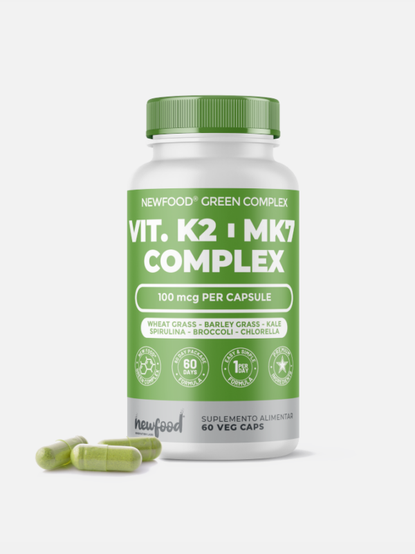 Vit. K2 mk7 Complex - 60 cápsulas - NewFood