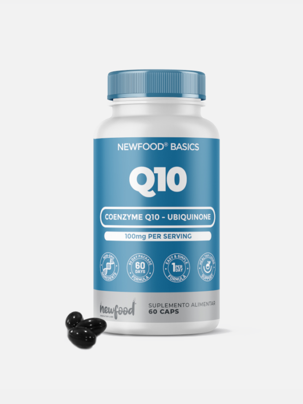 Q10 100 mg - 60 cápsulas - NewFood