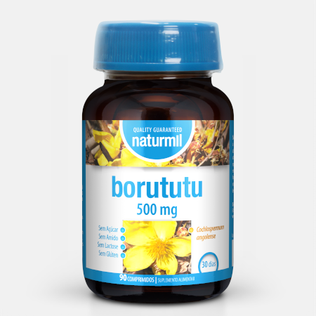 Borututu 500 mg – 90 comprimidos – Naturmil
