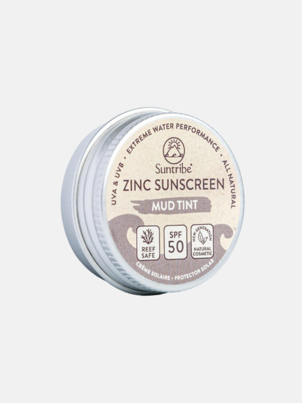 Zinc Sunscreen Face & Sport Mud Tint SPF 50 - 15g - Suntribe