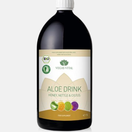 Aloe Drink Honey, Nettle & Cistus – 1 L – Vegas Vital