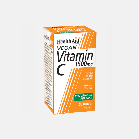 Vitamin C 1500mg Prolonged Release – 30 comprimidos – Health Aid