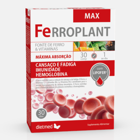 Ferroplant Max – 30 comprimidos – DietMed