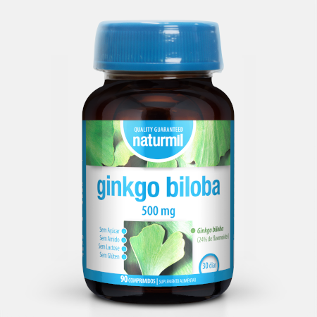 Ginkgo Biloba 500 mg – 90 cápsulas – Naturmil