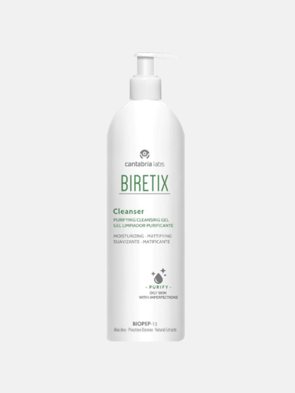 Biretix Cleanser Gel Limpeza Purificante - 400 ml - Cantabria Labs