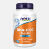 DHA 1000 Brain Support Extra Strength - 90 cápsulas - Now