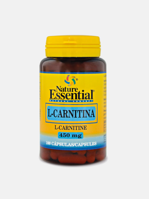 L-Carnitina 450 mg - 100 cápsulas - Nature Essential