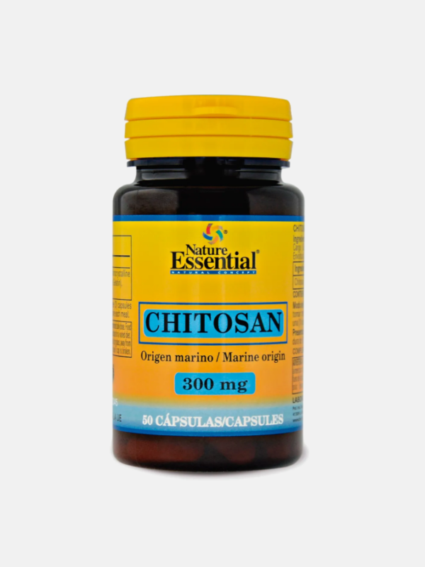 Chitosan 300 mg - 50 cápsulas - Nature Essential