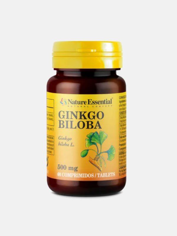 Ginkgo biloba 500 mg - 60 comprimidos - Nature Essential