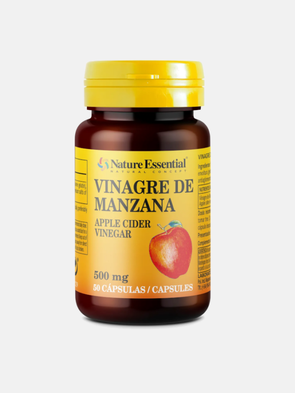 Vinagre de Maçã 500 mg - 50 cápsulas - Nature Essential