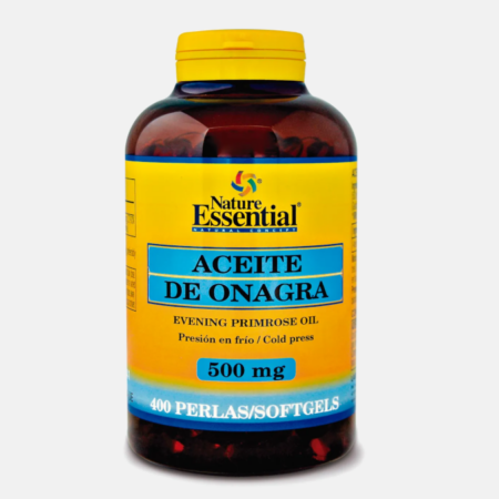 Óleo de Onagra 500mg – 400 cápsulas – Nature Essential