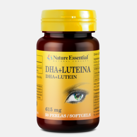 DHA + Luteina 615 mg – 50 cápsulas – Nature Essential