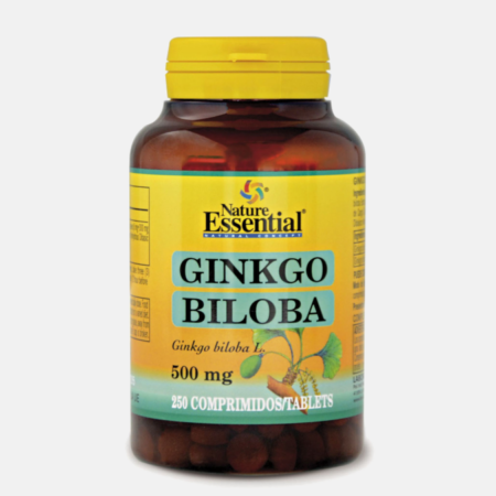 Ginkgo biloba 500mg – 250 comprimidos – Nature Essential